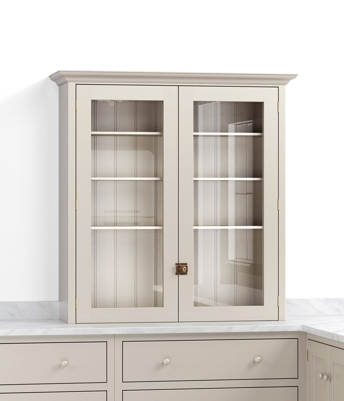 41 3/8" Glazed Countertop Cupboard TEST