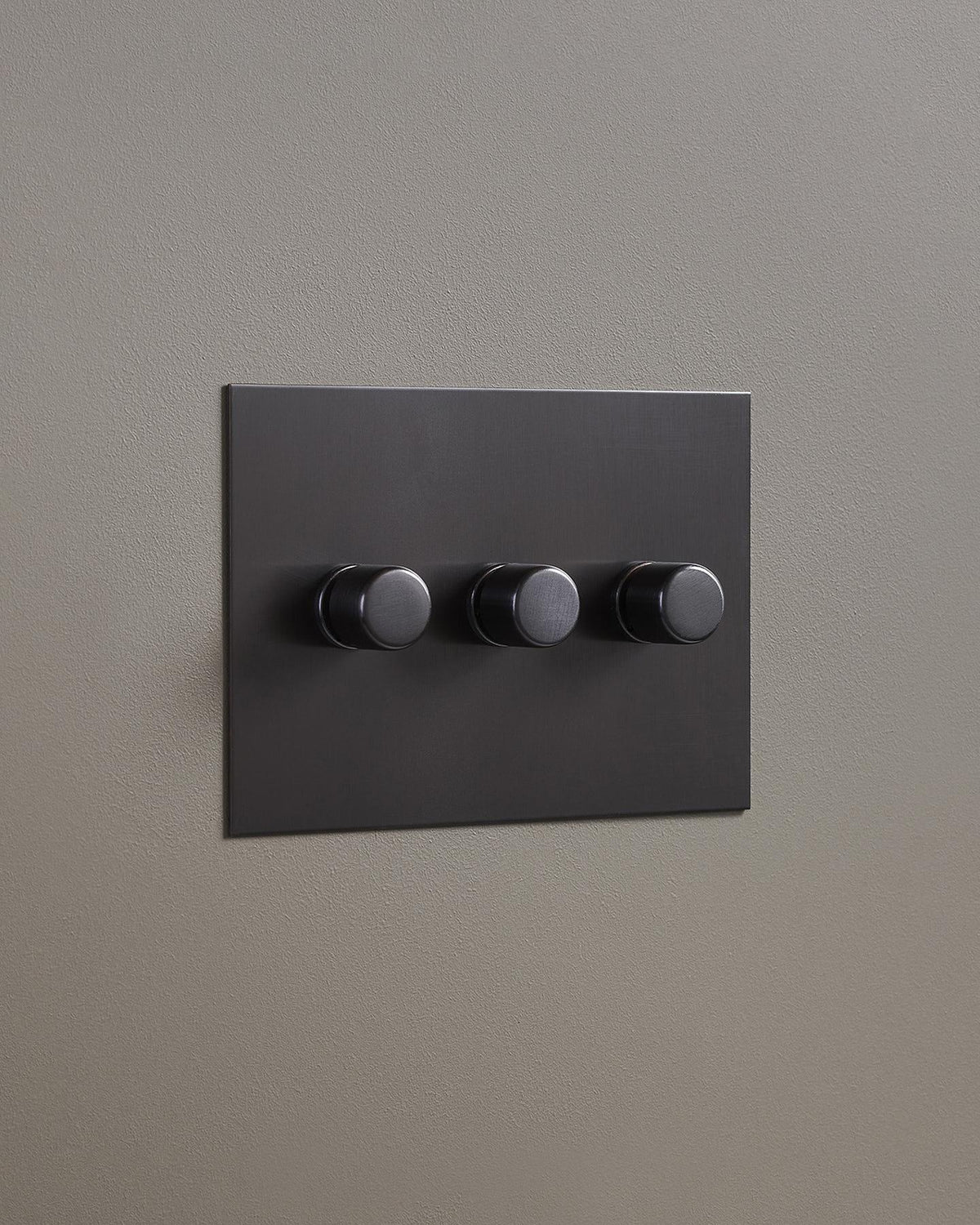 F&L Antique Bronze Dimmer Switch - 3 Gang TEST
