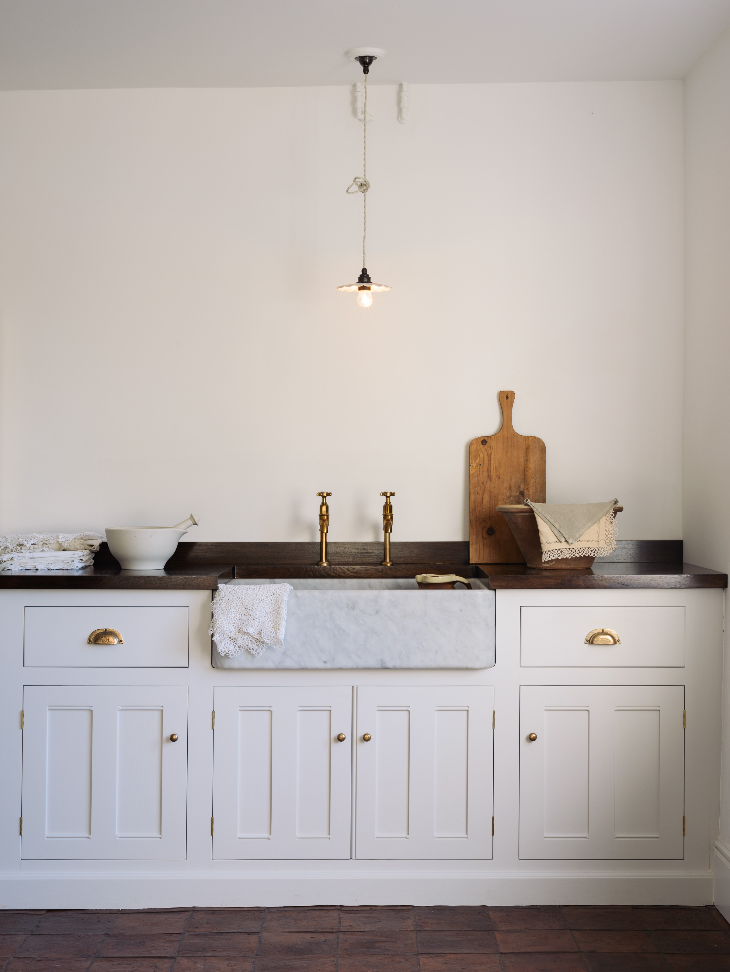 deVOLs Classic English sink cabinet in the Mill House showroom, opening soon.