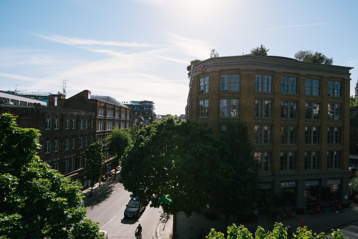 The view from our lovely little roof terrace at St. John's.