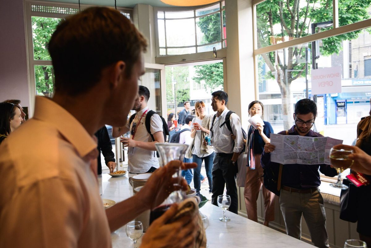 Our busy showroom at last year's Clerkenwell Design Week.