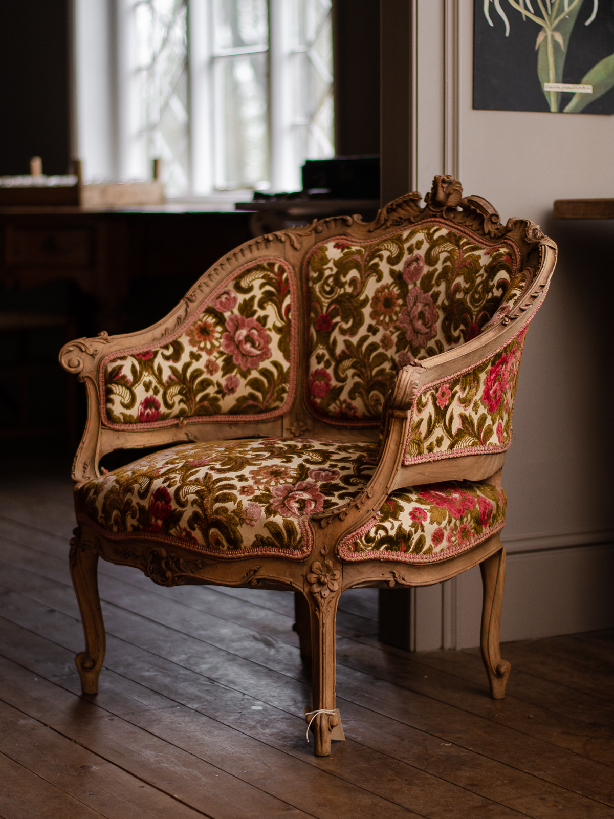 Flower Patterned Chair