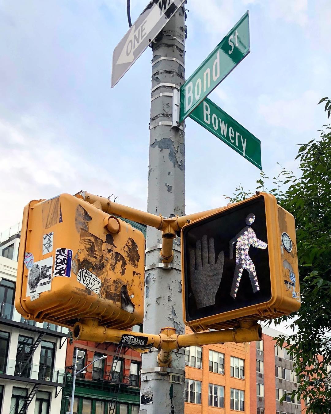 Bond St. and Bowery, New York