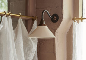 The Mini Creamware Wall Light by deVOL