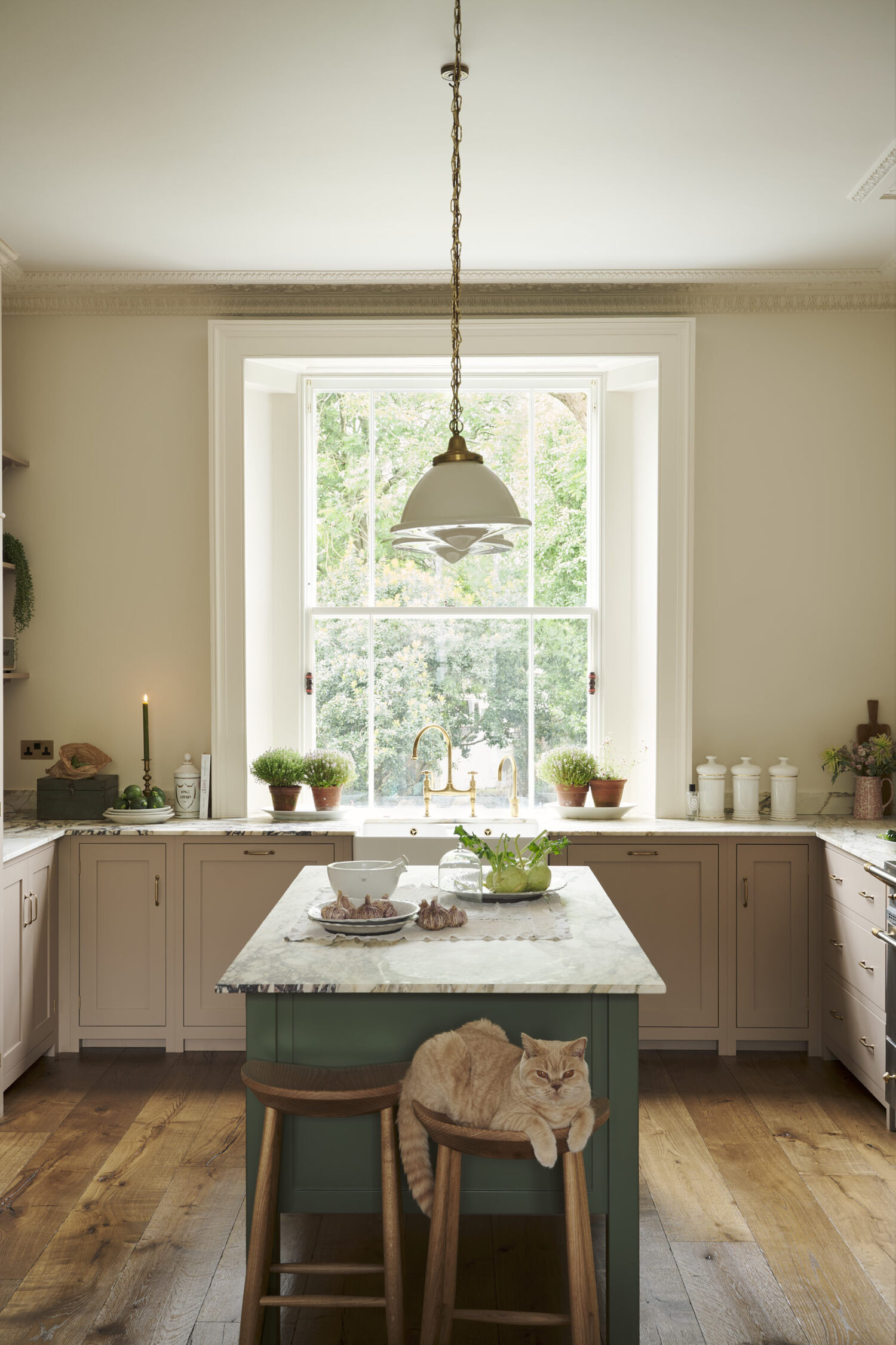 A Pink and Green Shaker Kitchen by deVOL The deVOL Journal deVOL