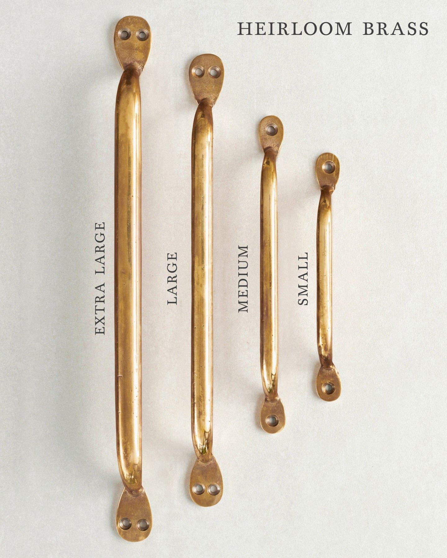 Heirloom Brass Pull Handle - Extra Large