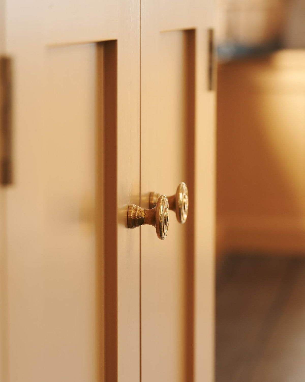 The Button Knob - Heirloom Brass TEST