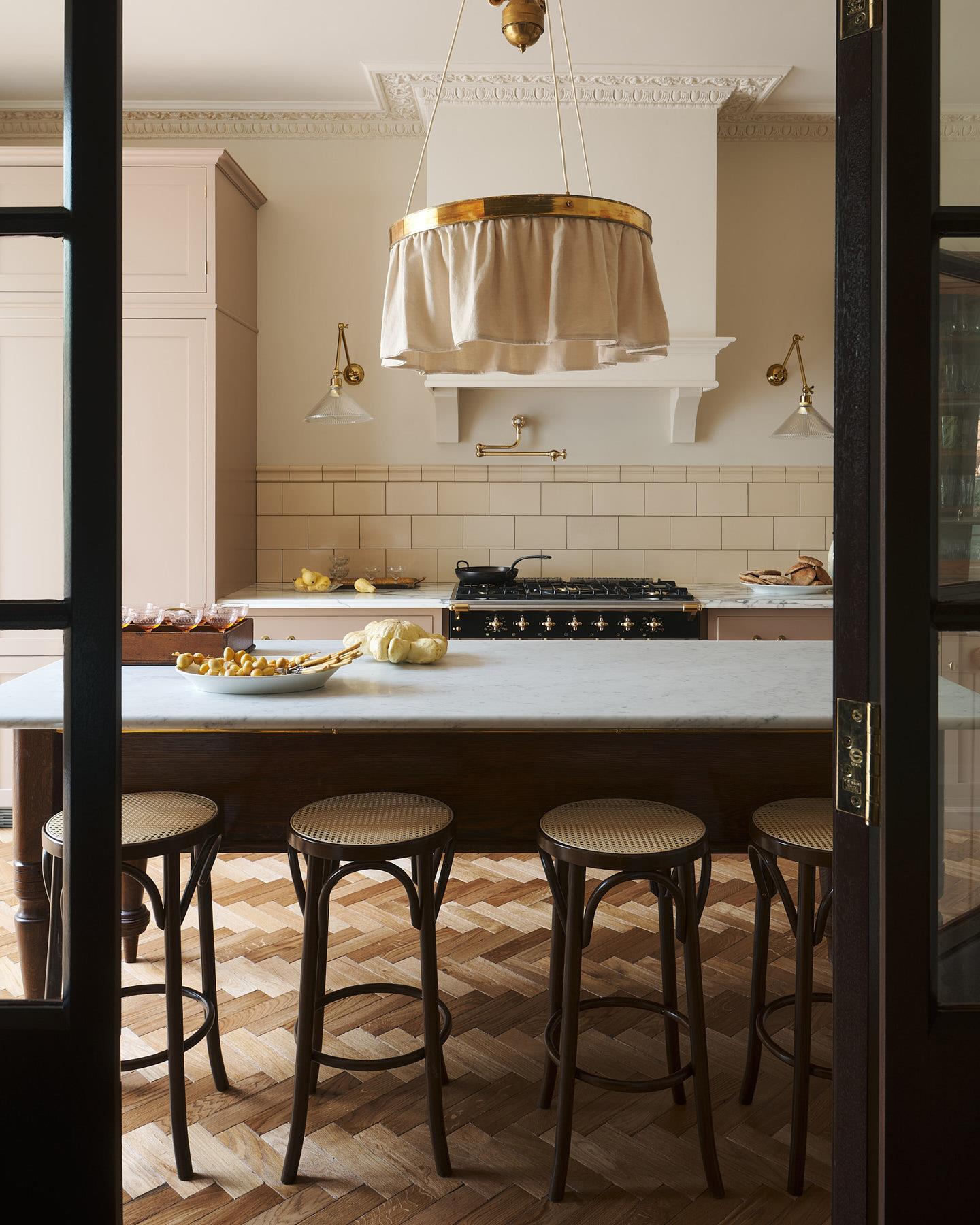 The Woven Top Bentwood Café Stool