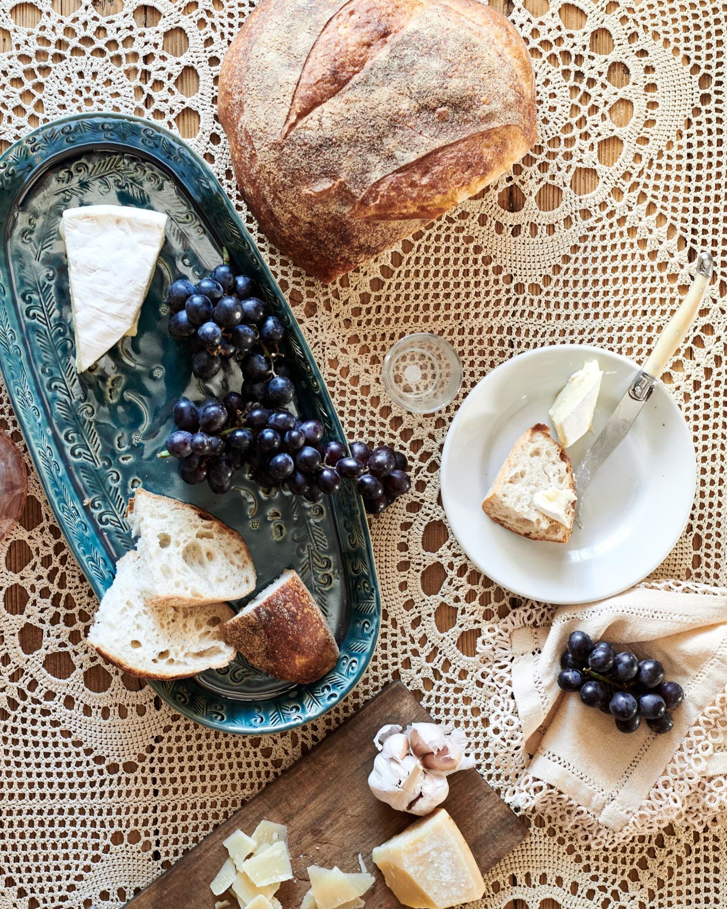 Oval Heirloom Platter - Indigo Blue