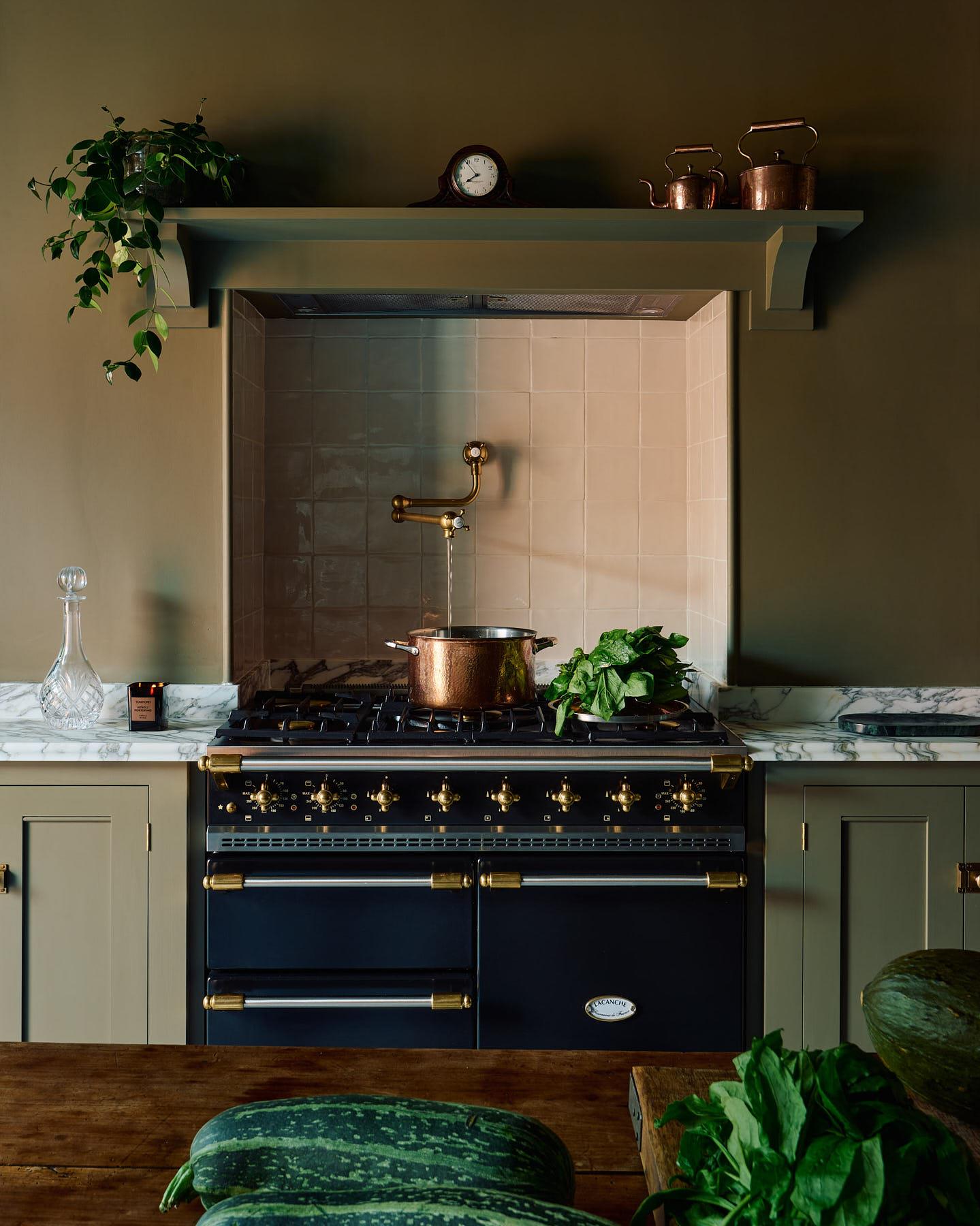 deVOL Aged Brass Pot Filler Tap