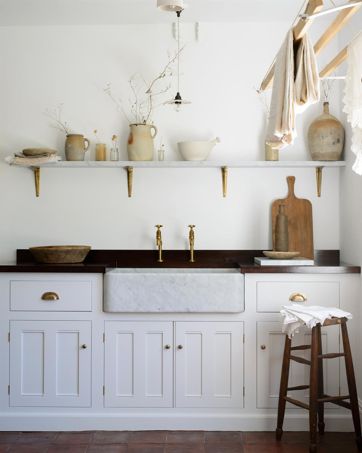 Tuscan Farmhouse Large Single Carrara Marble Sink TEST