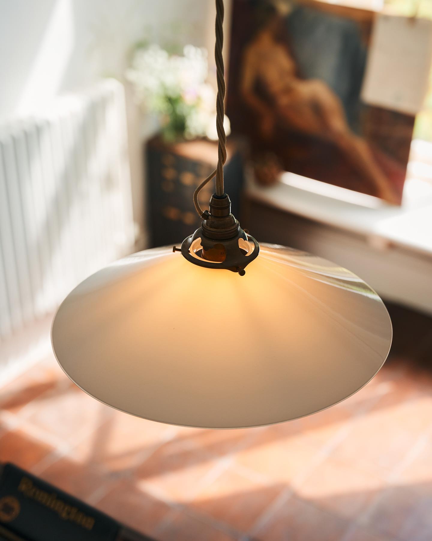 The Milk Glass Pendant Light