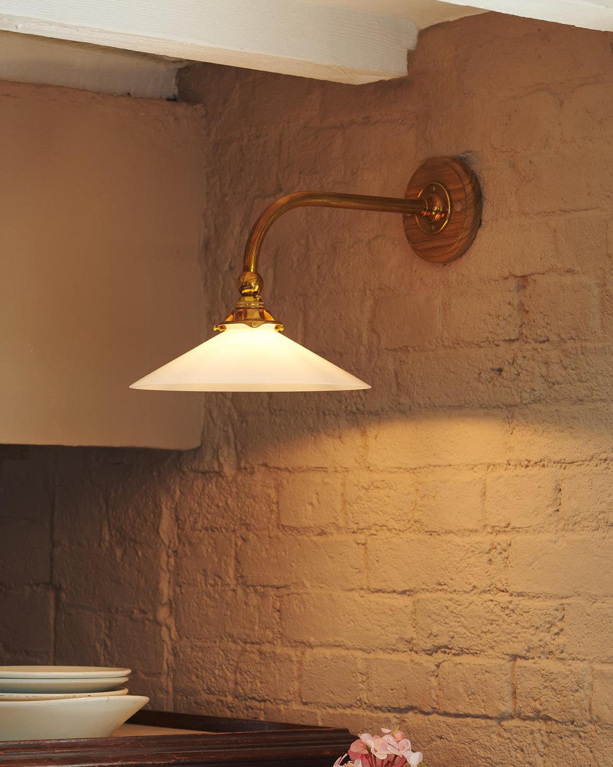 The Milk Glass Task Light - Small TEST
