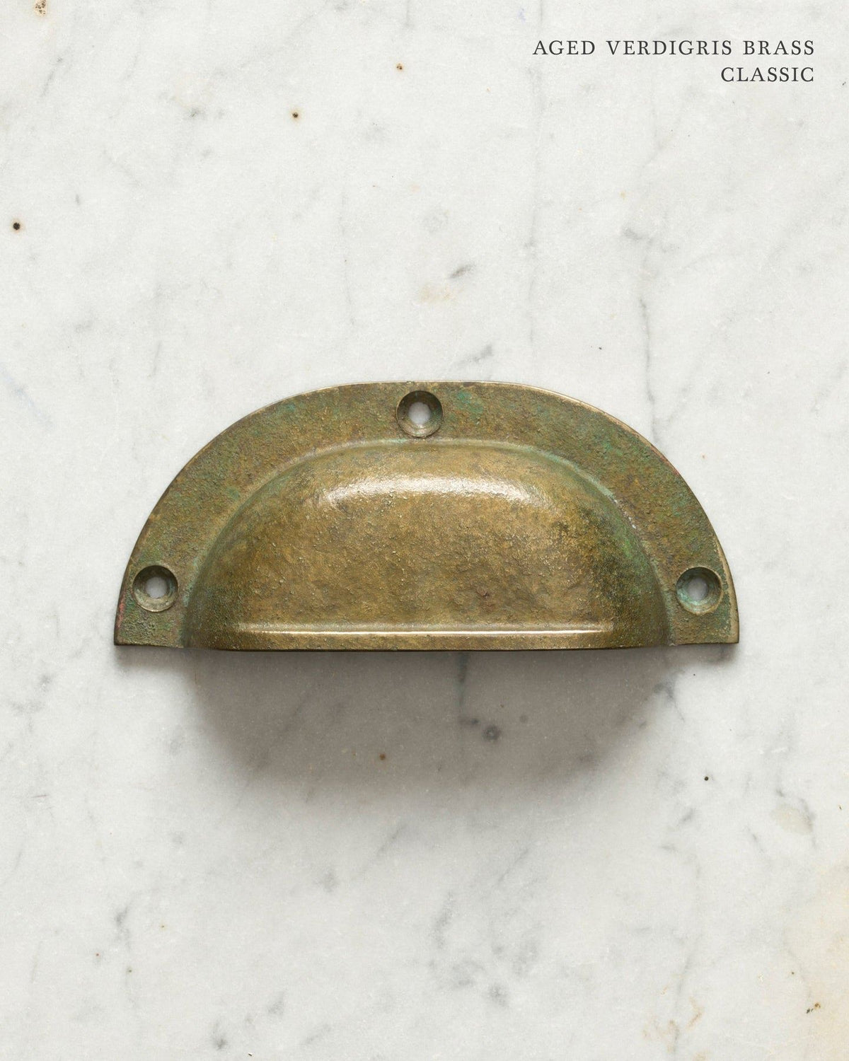 Aged Verdigris Brass Classic Handle TEST