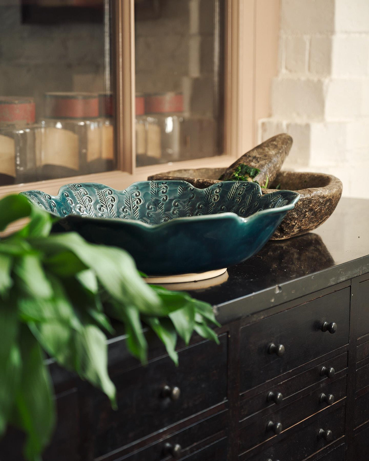 Heirloom Petal Bowl - Indigo Blue (Seconds) TEST