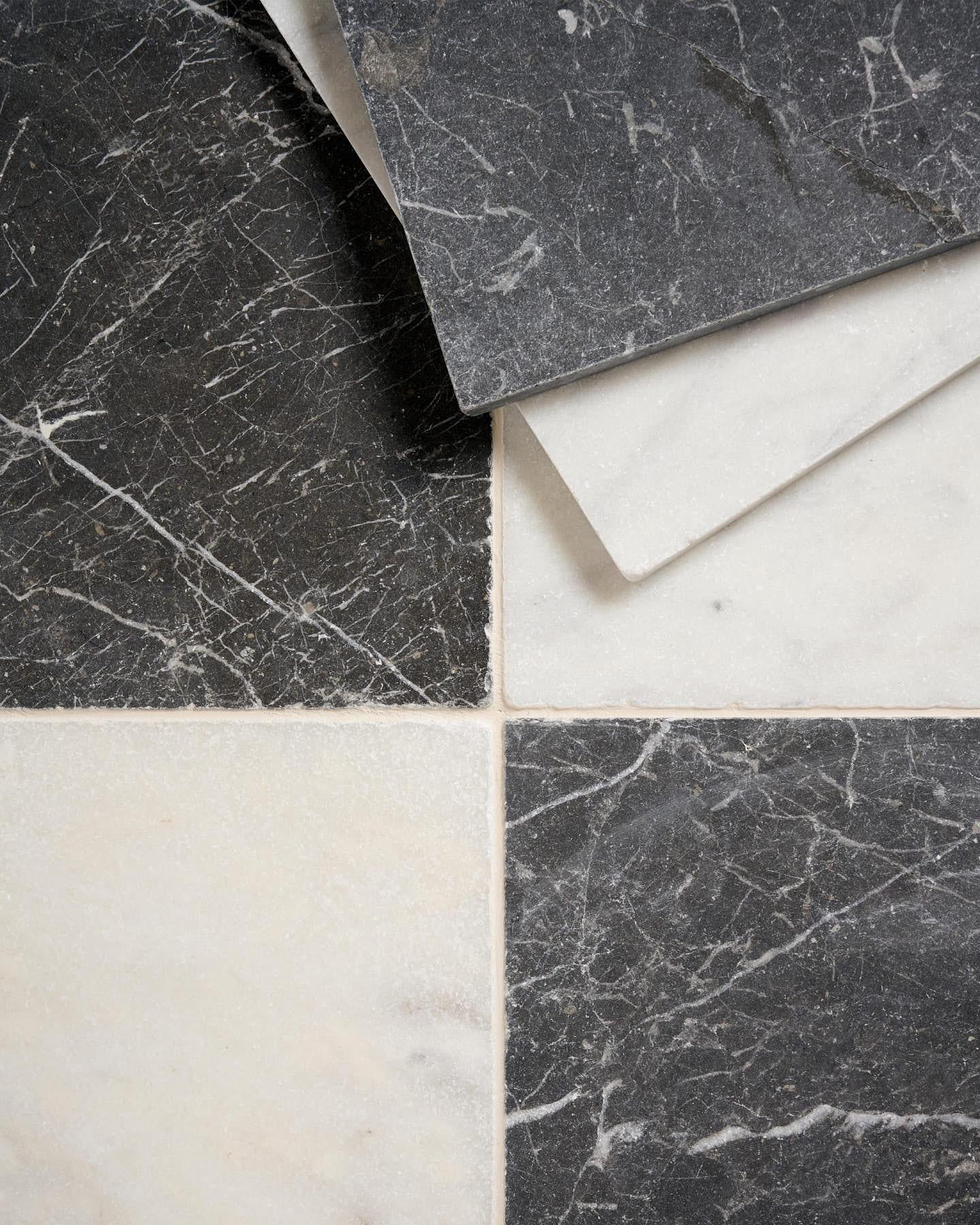 Parisian Chequer Marble - Sample Tiles