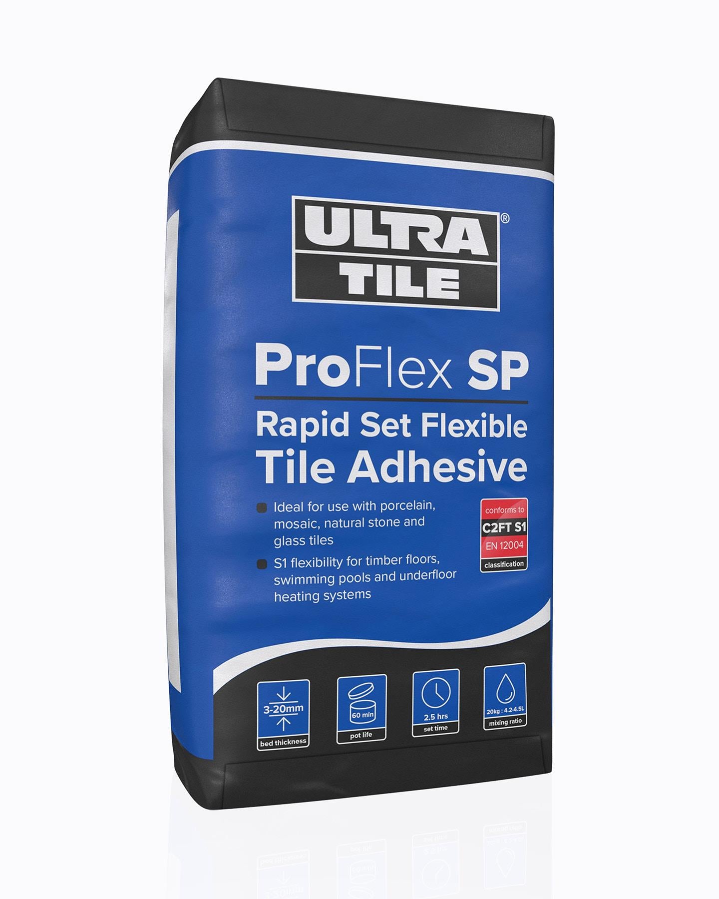 White Flexible Adhesive for Stone & Tile - 20kg