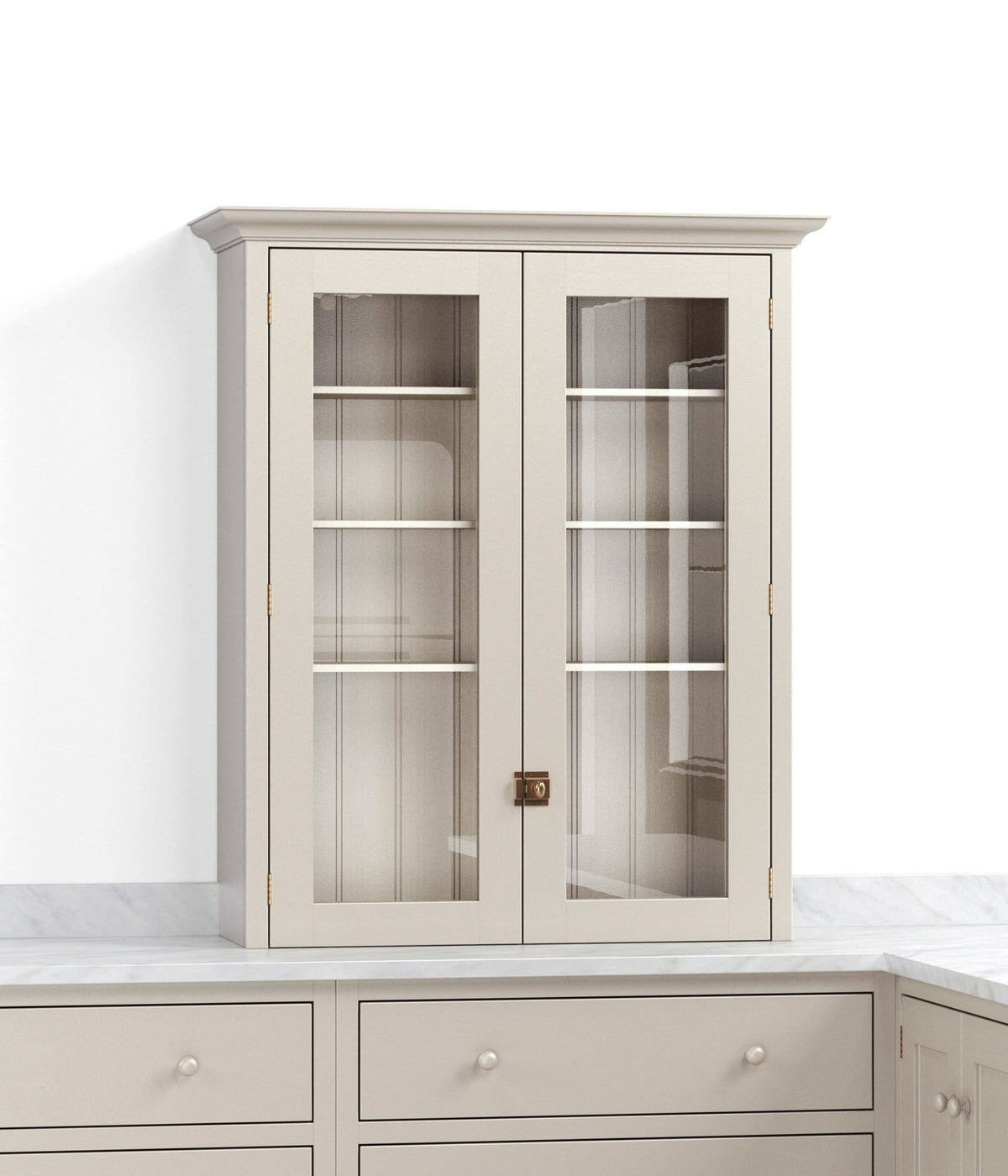 35 3/8" Glazed Countertop Cupboard TEST
