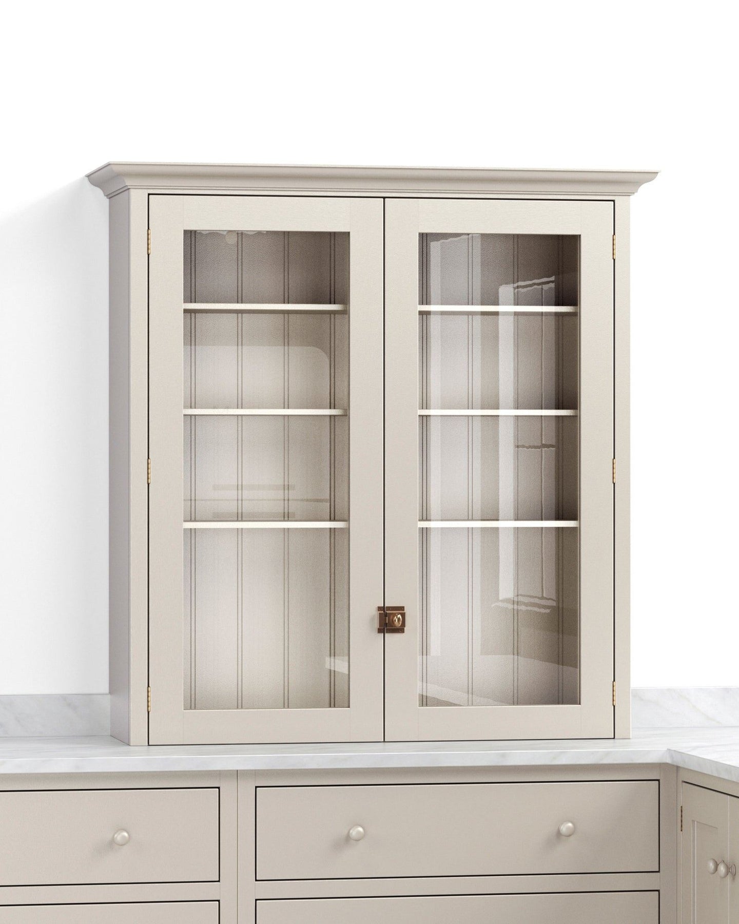 41 3/8" Glazed Countertop Cupboard
