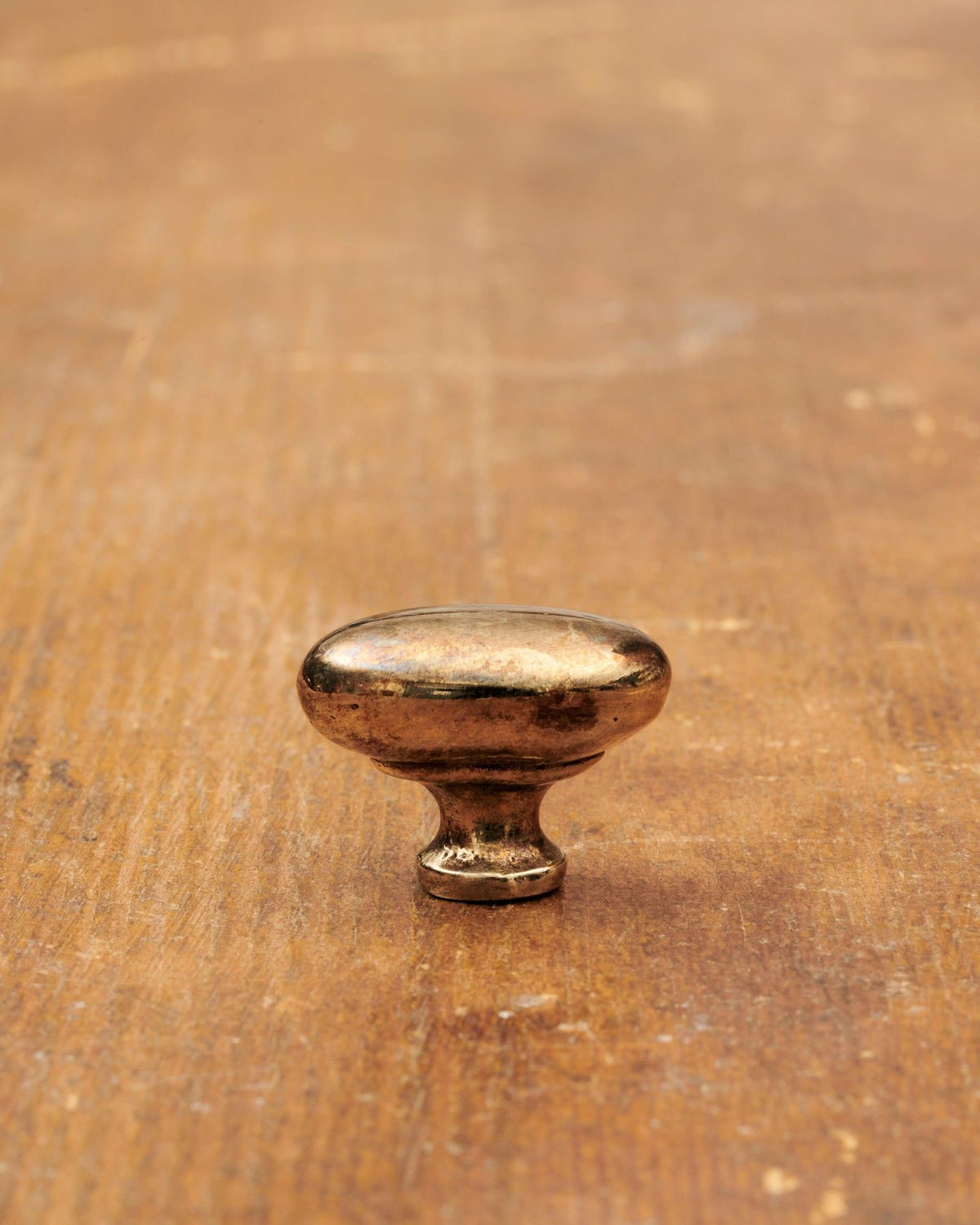 Heirloom Brass Oval Knob - Petite TEST