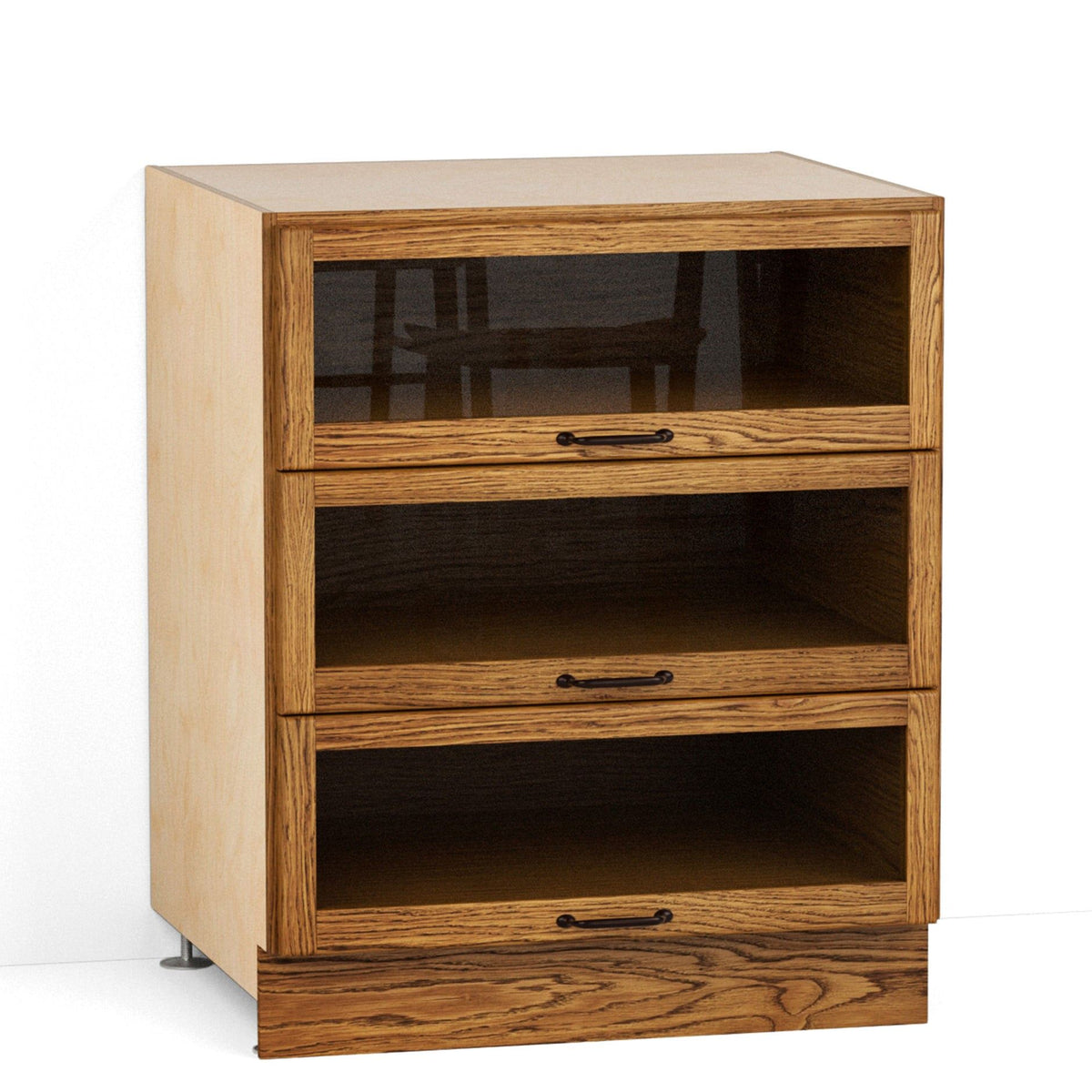 28 3/4" Glazed Drawer Cabinet