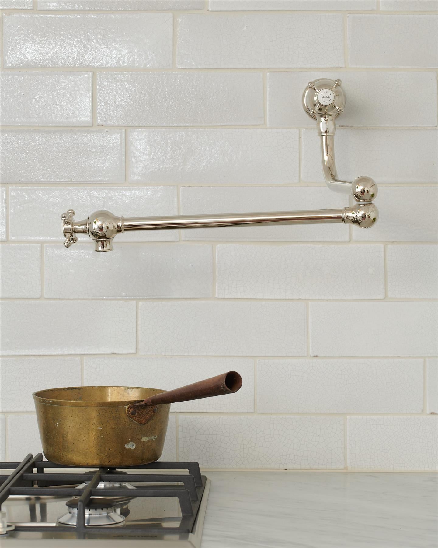 deVOL Nickel Pot Filler Tap