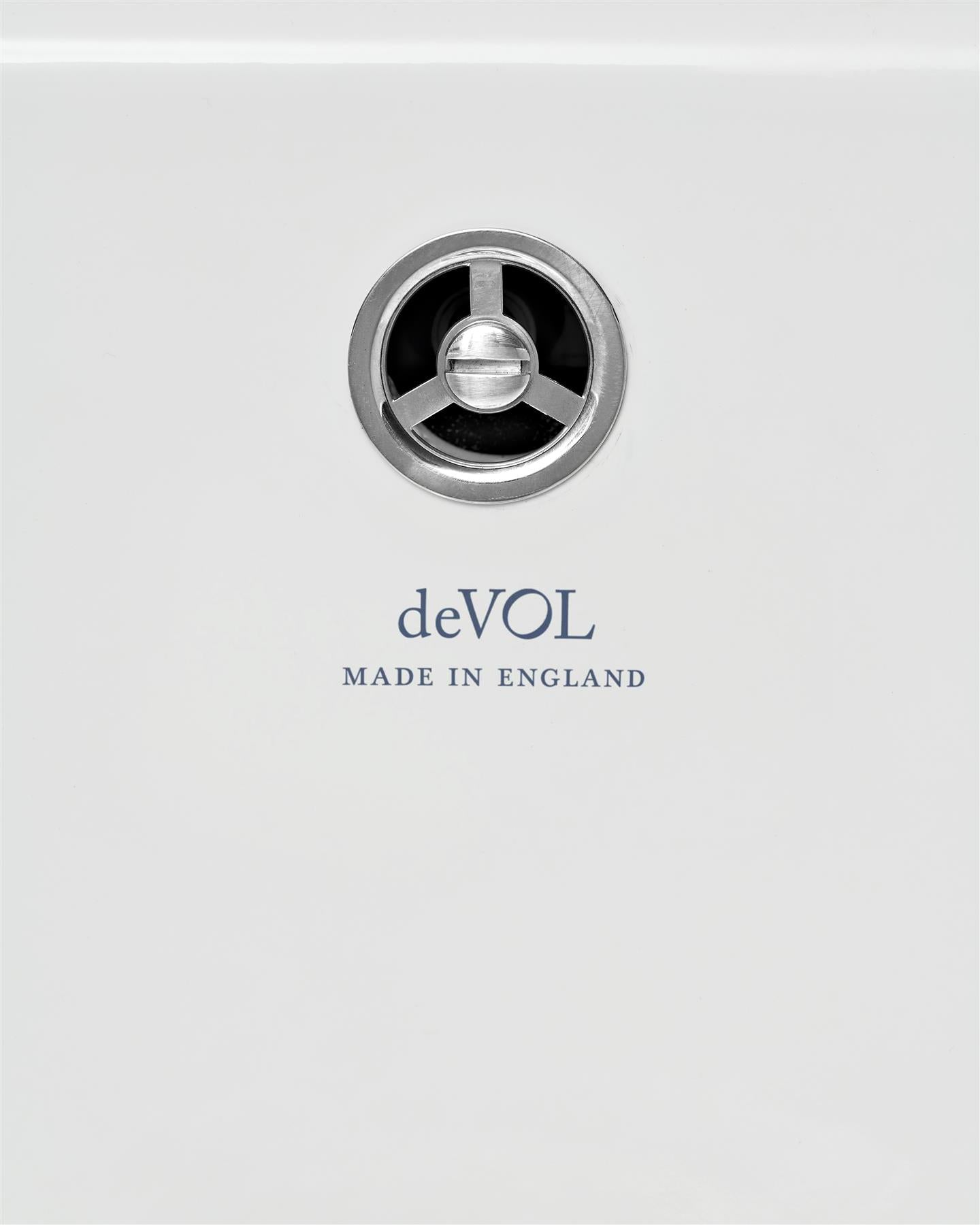 deVOL Chrome Basket Waste Strainer & Overflow Kit