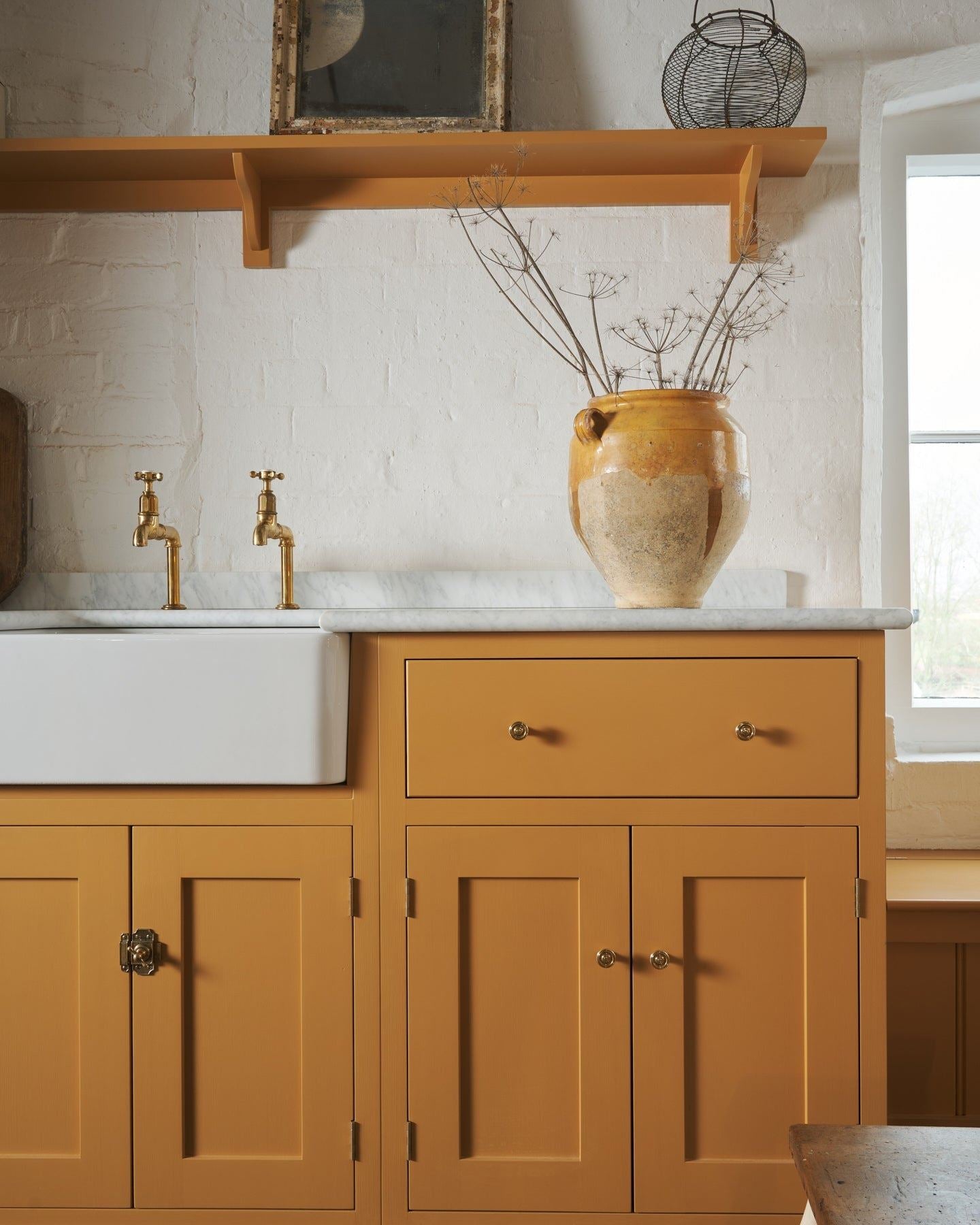 The Button Knob - Heirloom Brass