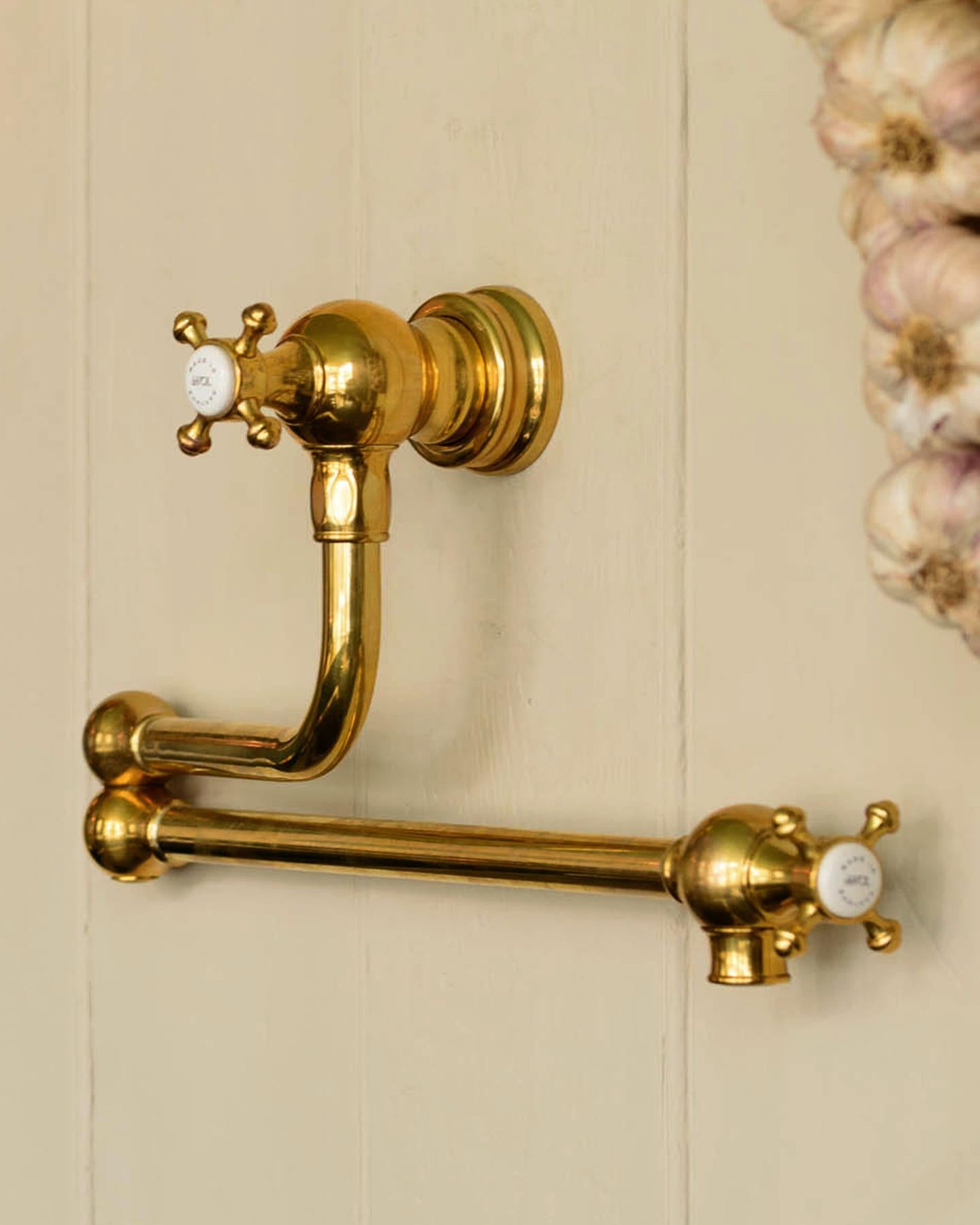 deVOL Aged Brass Pot Filler Tap