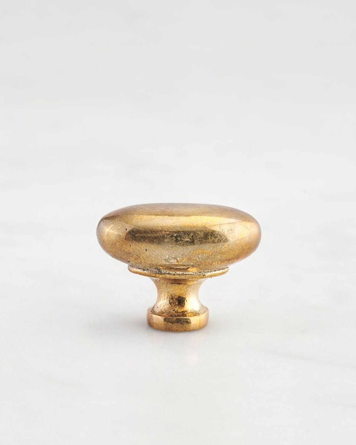 Polished Bronze Oval Knob - Small TEST
