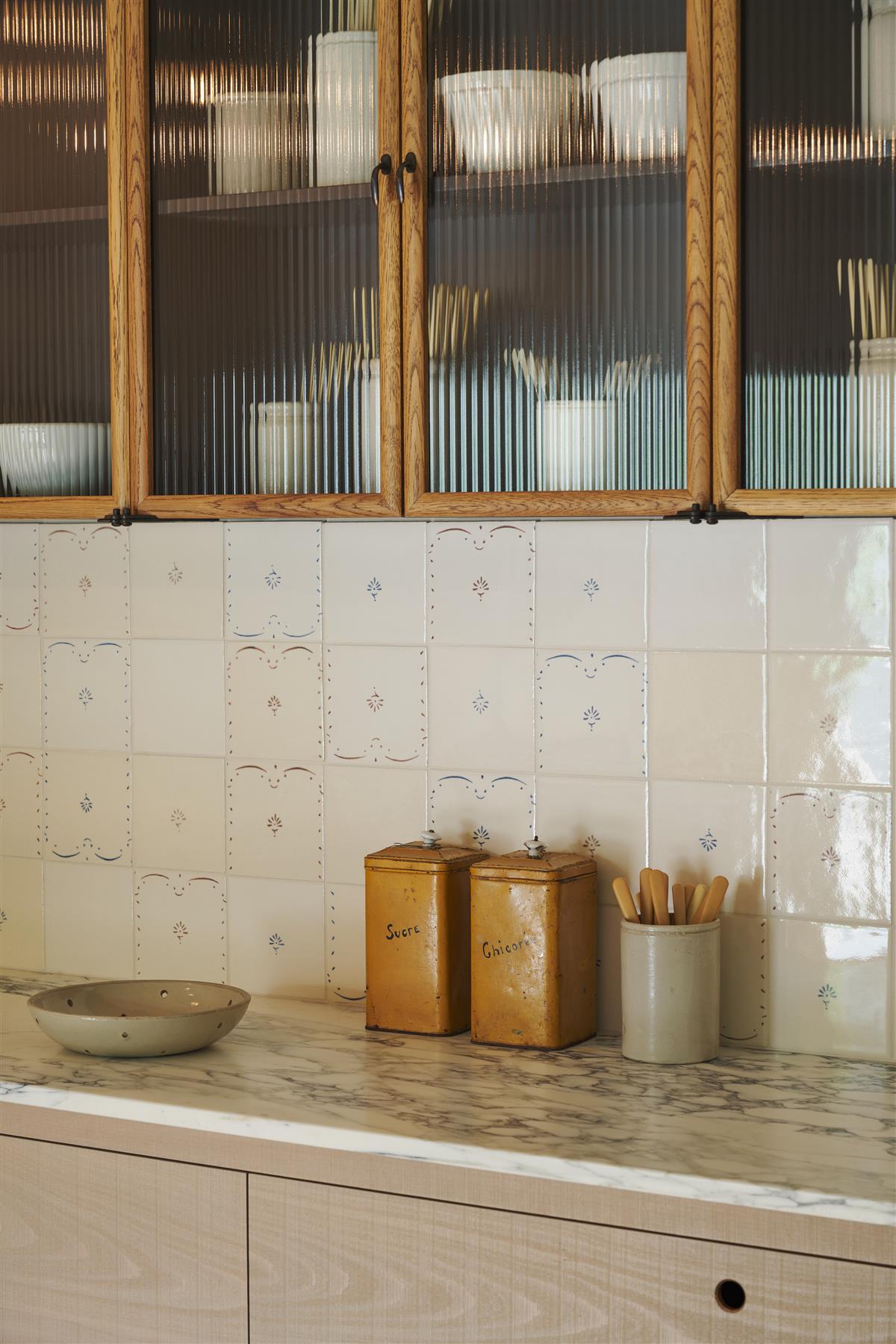 Ditsy Delft Tile - Ditsy in Sepia