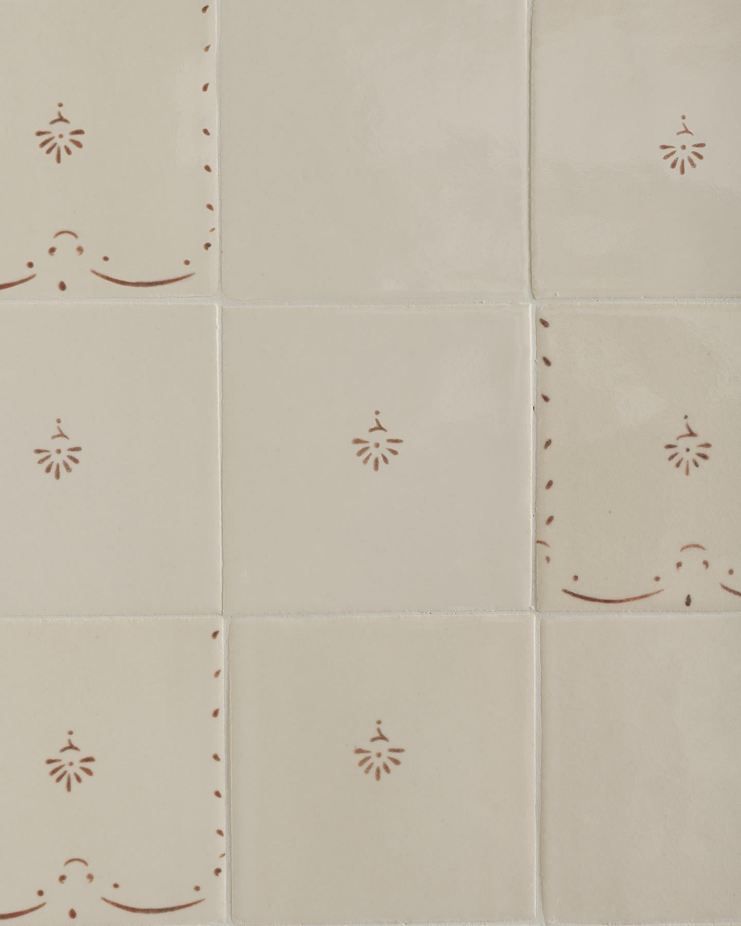 Ditsy Delft Tile - Ditsy in Sepia