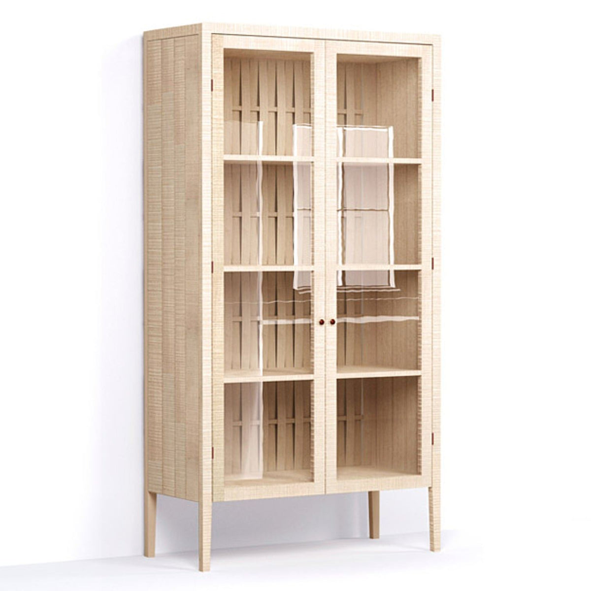 43 1 ⁄ 4" Glazed Freestanding Cupboard TEST