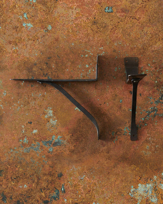 Iron Shelf Bracket with Square Bar