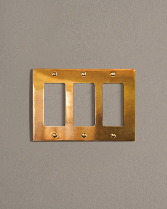deVOL Heirloom Brass Decora Plate
