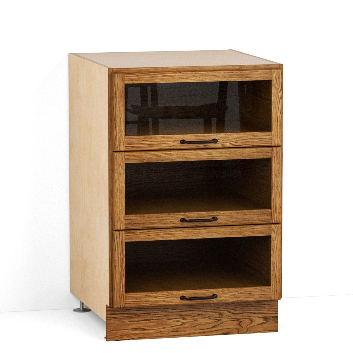 21 5/8" Glazed Drawer Cabinet