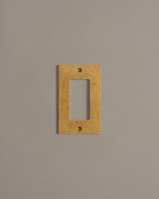 deVOL Aged Brass Decora Plate
