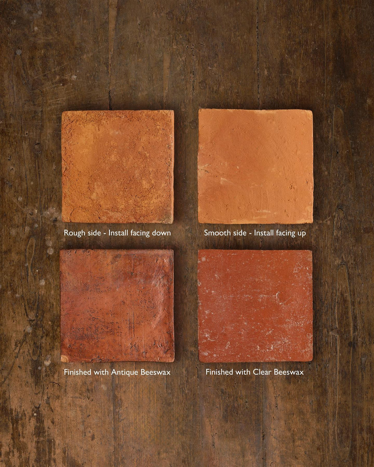 Fleur Terracotta - 7 7/8" x 8 3/4" (3/4" thick) TEST