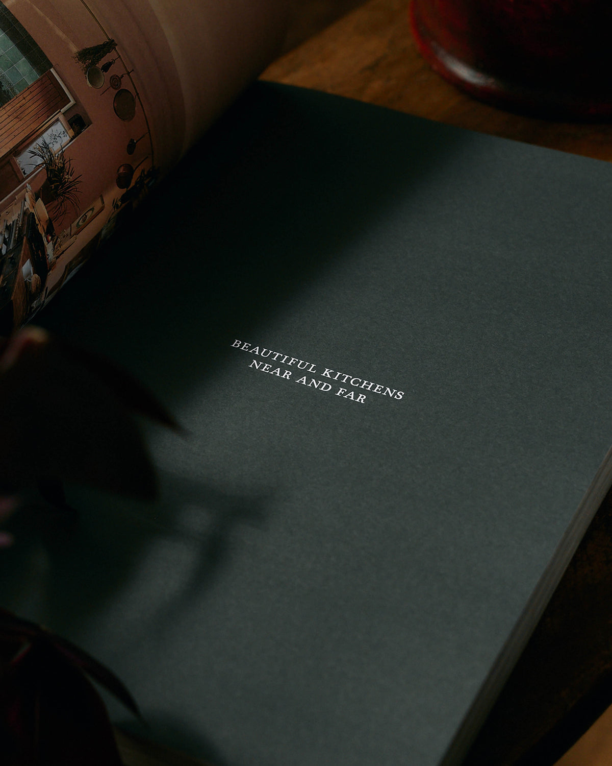 A page inside the deVOL Brochure, the title reads 'Beautiful kitchens, near and far'.