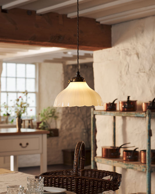 The 'Pearl' Moonstone Pendant Light