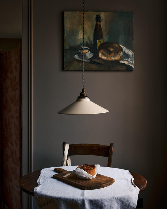 The Creamware Rise & Fall Pendant Light - Small