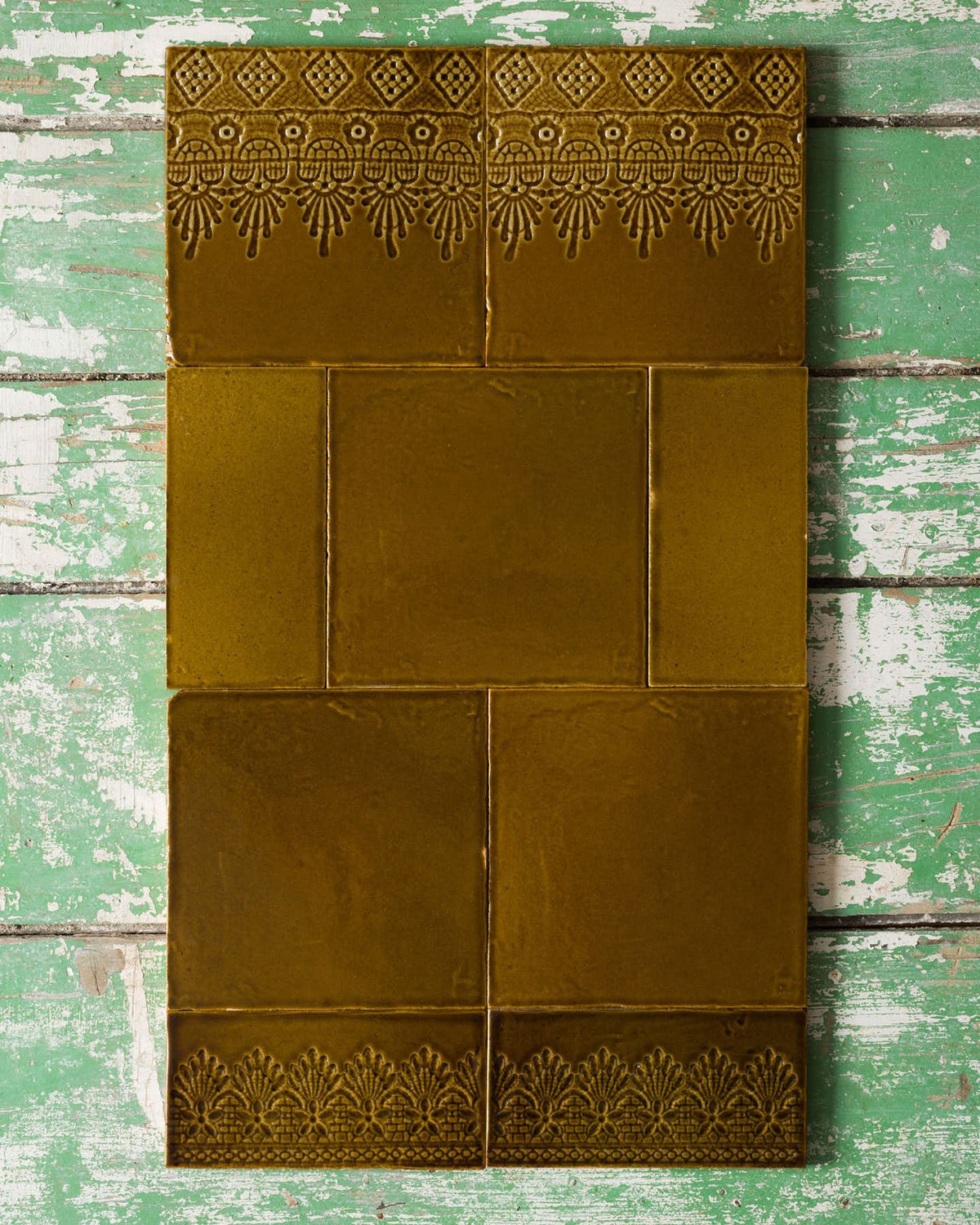 Sepia Lace Market Tiles - Plain Square TEST