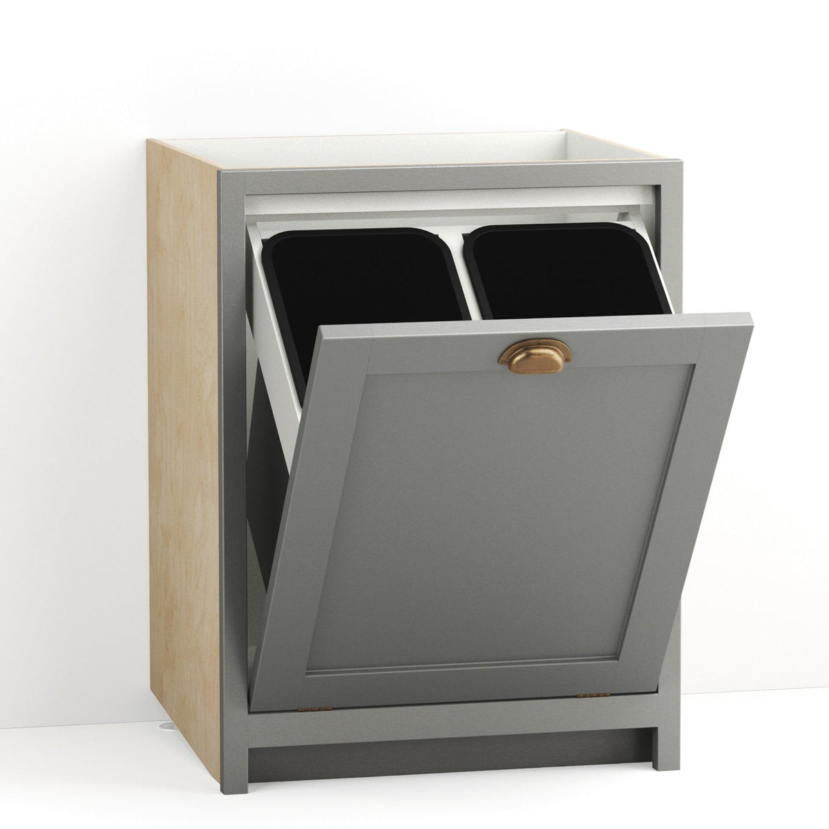 26 3/4" Double Bin Cabinet