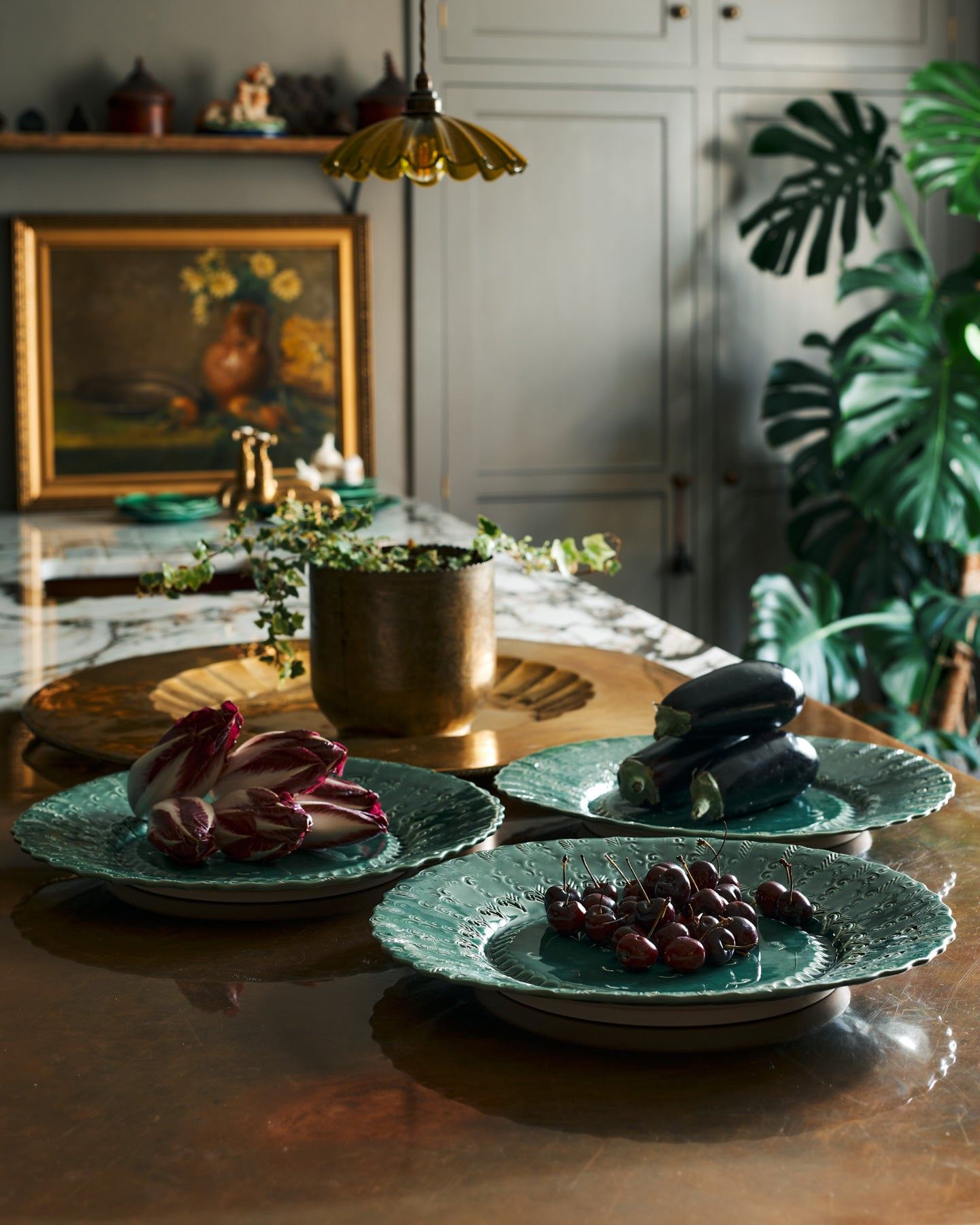 Grand Heirloom Platter - Sea Green