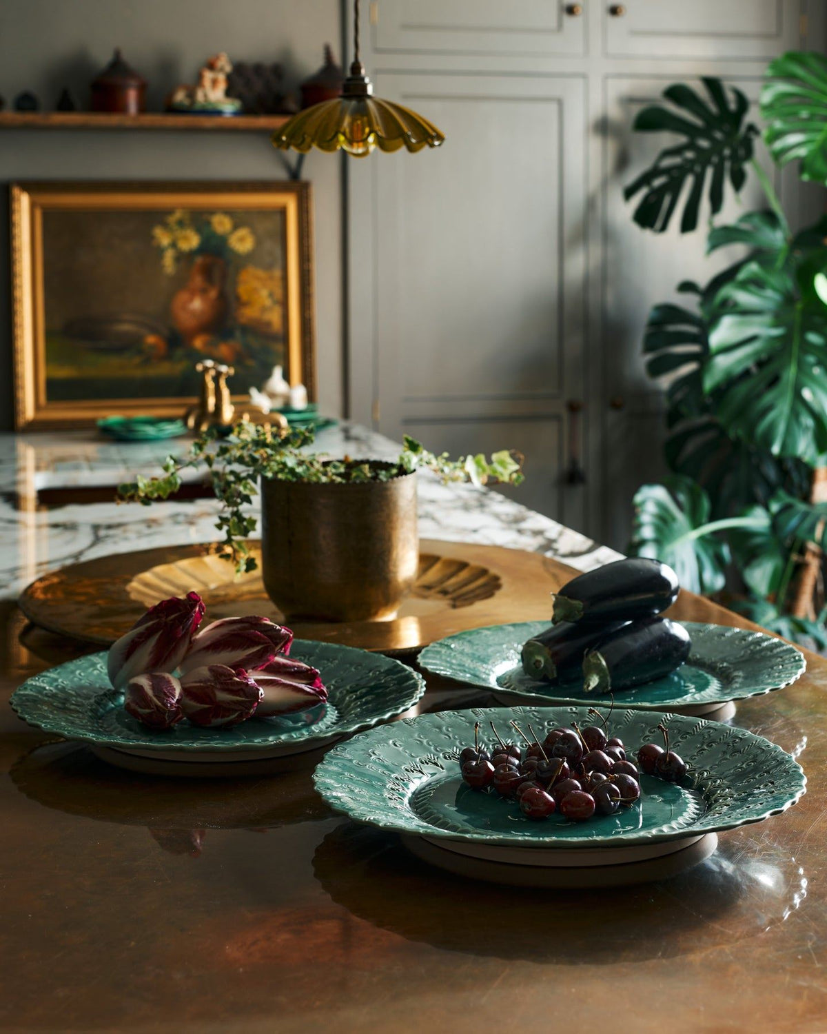 Grand Heirloom Platter - Sea Green TEST
