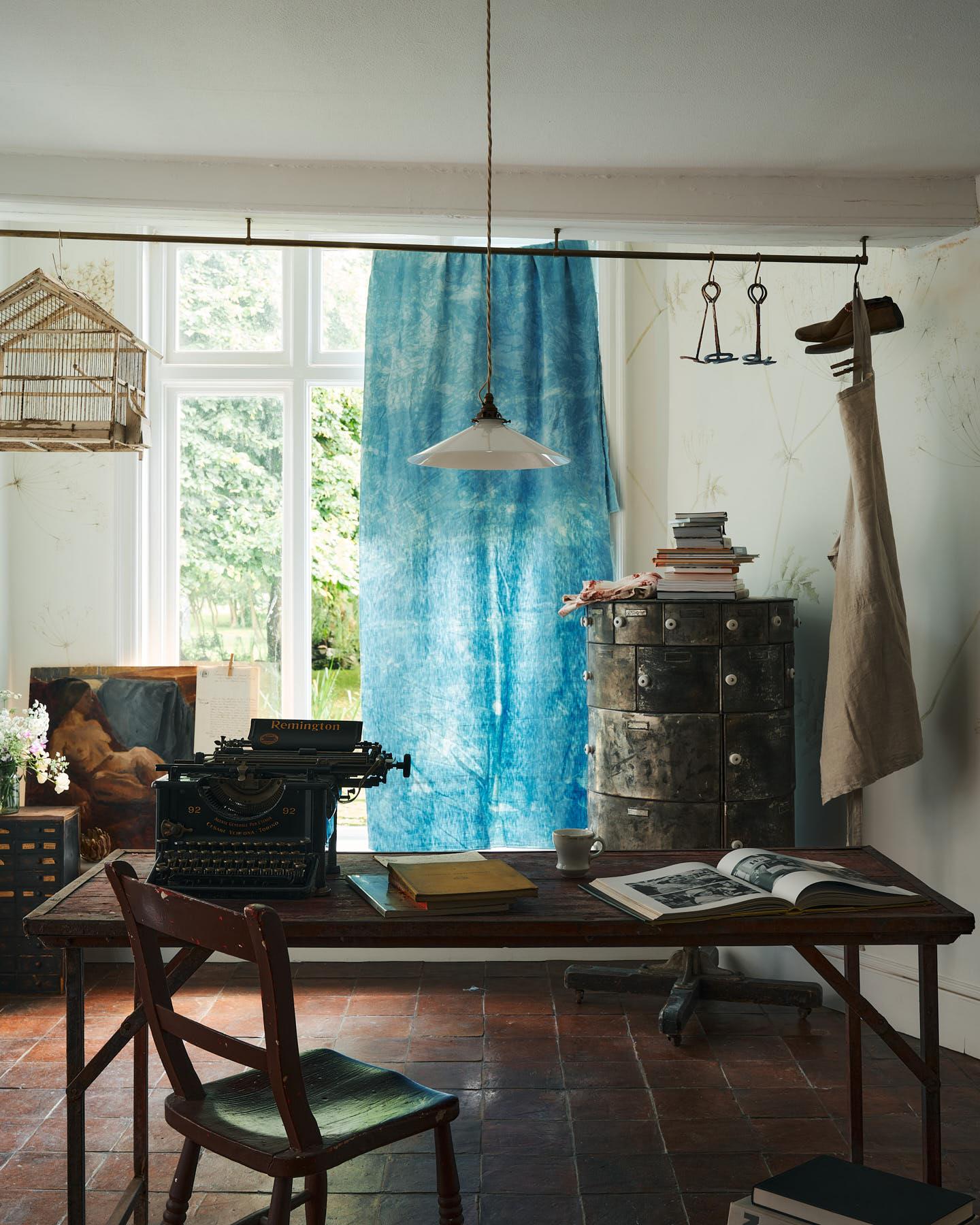 The Milk Glass Pendant Light