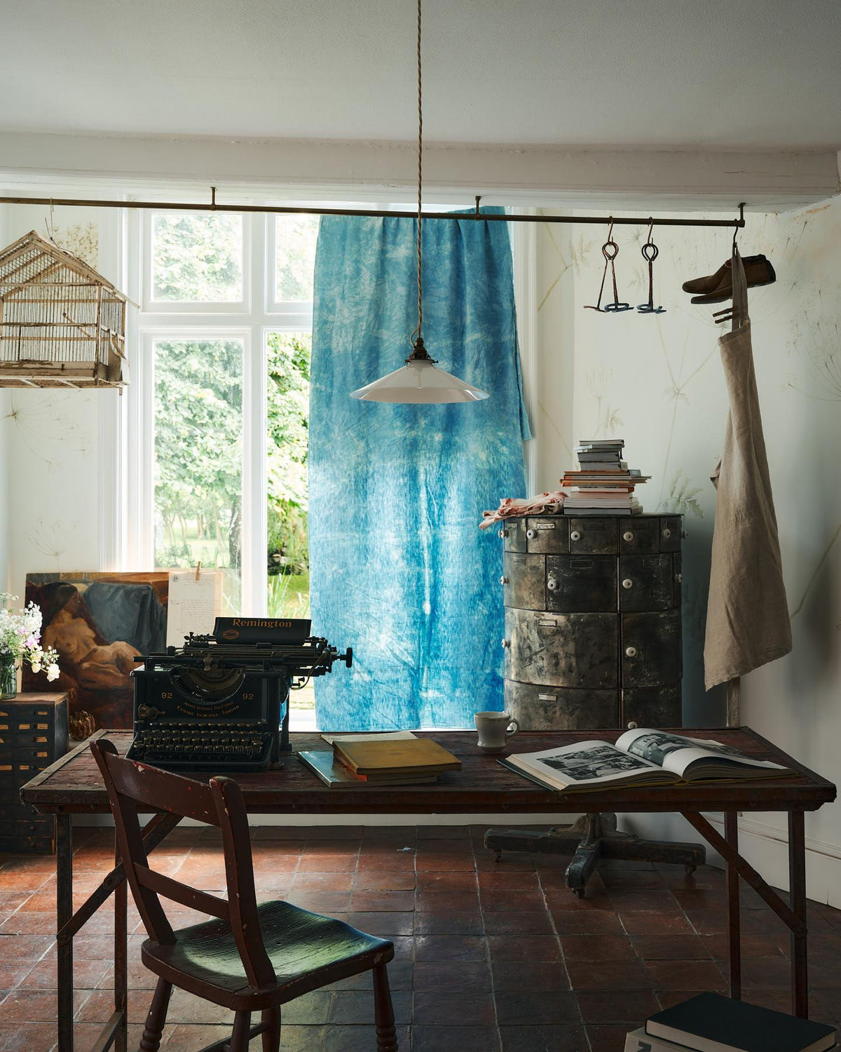 The Milk Glass Pendant Light TEST
