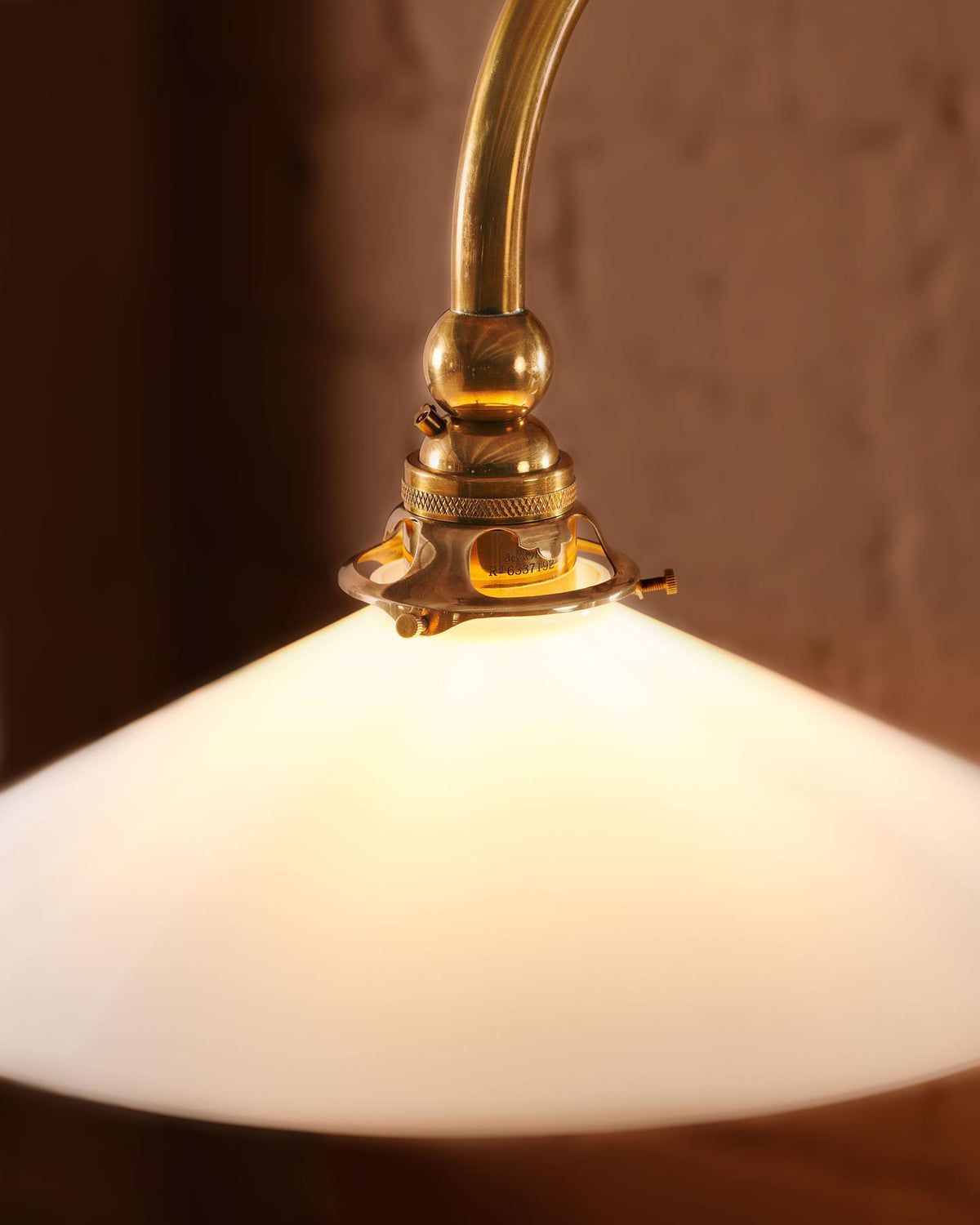 The Heirloom Gaselier Light with Milk Glass Shades - Short TEST