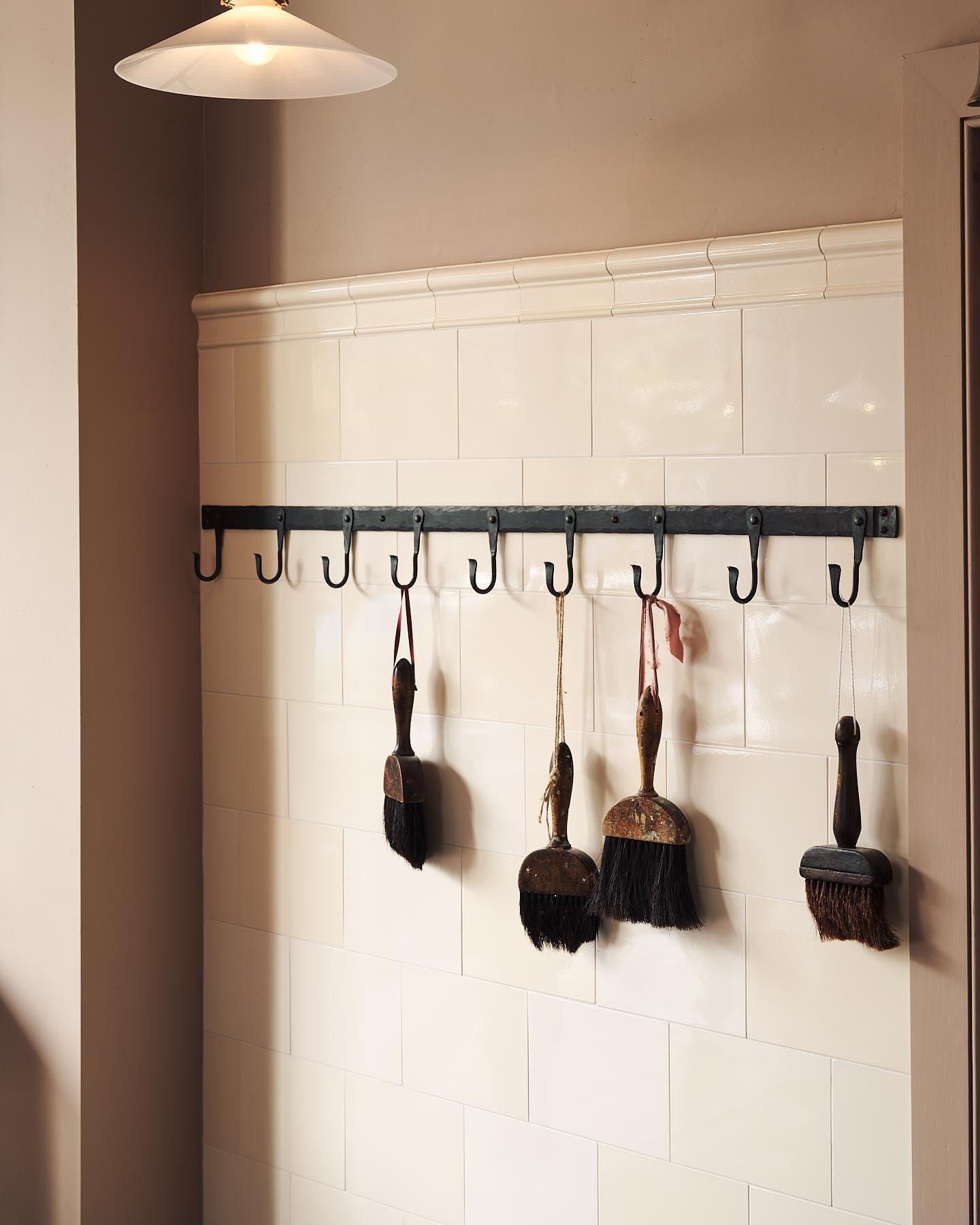 Iron Hook Rack - 4 Hooks