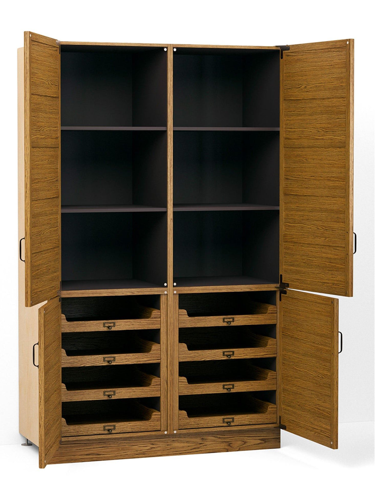 49 5/8" Full Height Double Larder Cupboard with Internal Drawers TEST